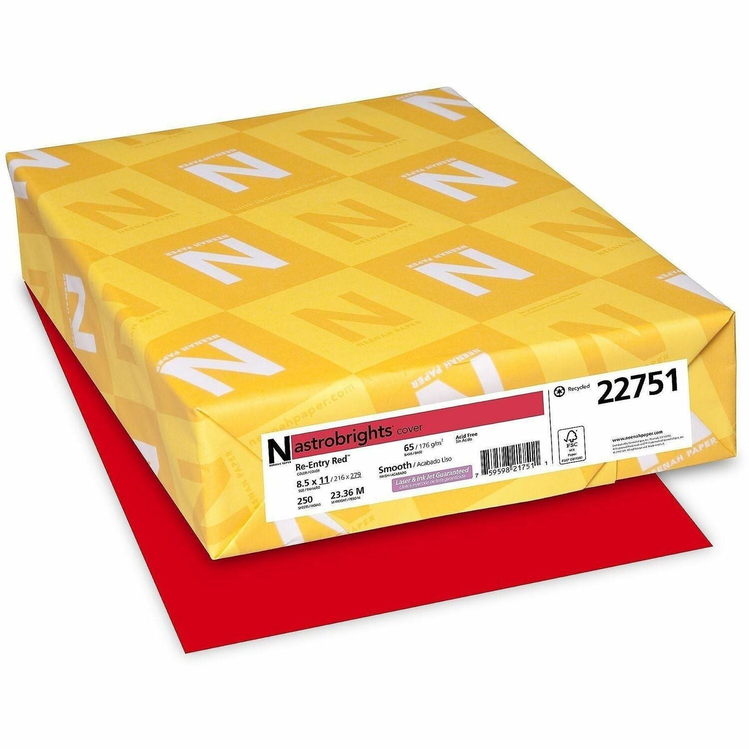 Wausau Paper AstroBrights 65 lb Cardstock