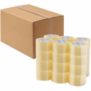 110 yd Length x 3" Width x 1.7 mil Thickness - Clear - Acrylic - Acrylic Adhesive - For Carton, Sealing, Multipurpose, Packaging, Box - 1 Carton