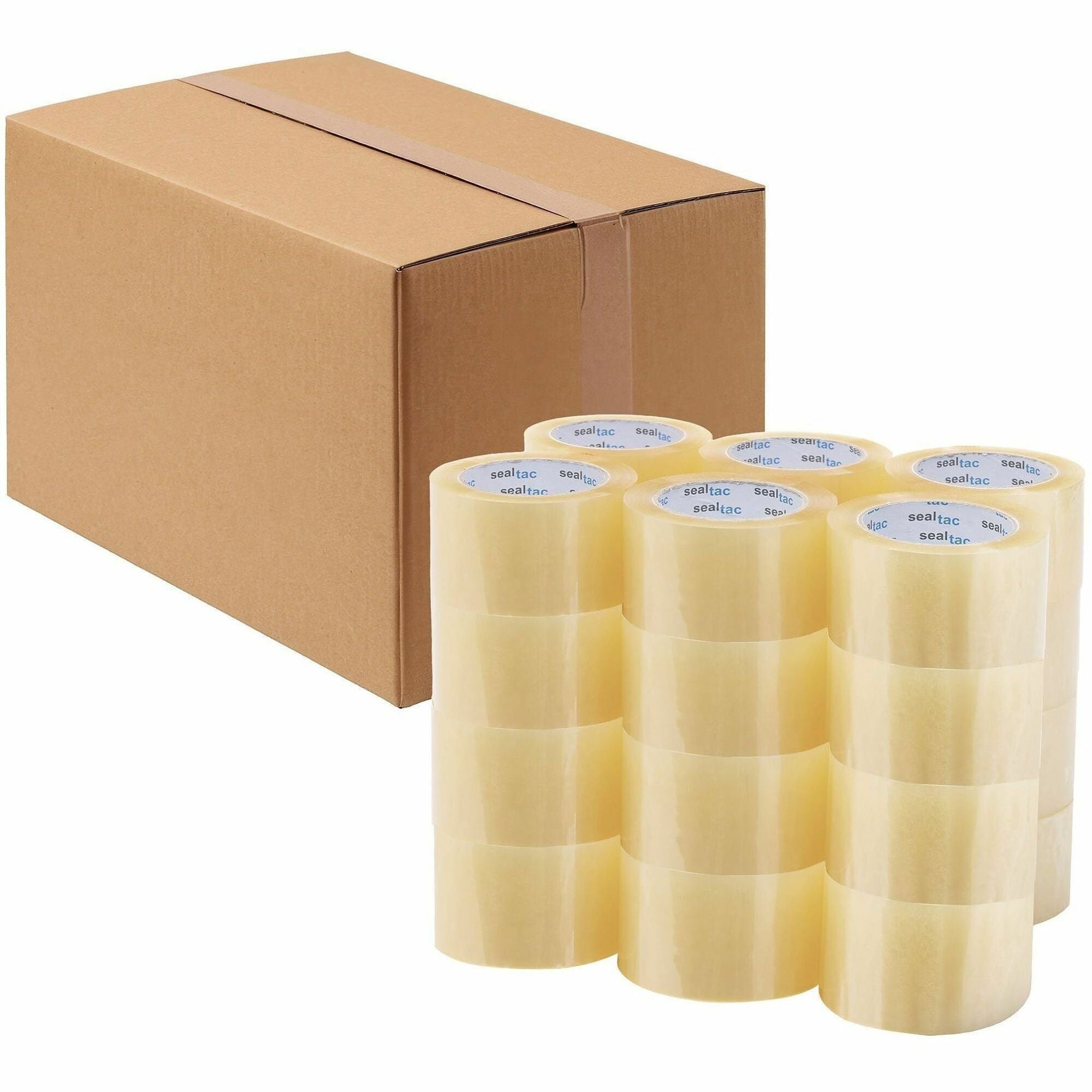 110 yd Length x 3" Width x 1.7 mil Thickness - Clear - Acrylic - Acrylic Adhesive - For Carton, Sealing, Multipurpose, Packaging, Box - 1 Carton