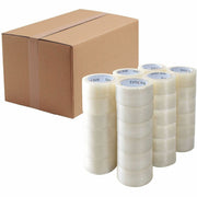 110 yd Length x 2" Width x 1.8 mil Thickness - Clear - Split Resistant, Tear Resistant - For Sealing, Carton - 1 Carton