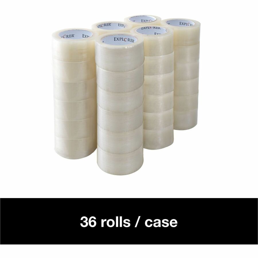 110 yd Length x 2" Width x 1.6 mil Thickness - Clear - Split Resistant, Tear Resistant - For Sealing, Carton - 1 Carton