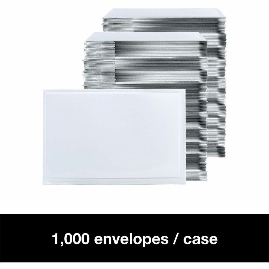 Packing List - 4 1/2" Width x 5 1/2" Length - Clear - Resin - 1 / Carton
