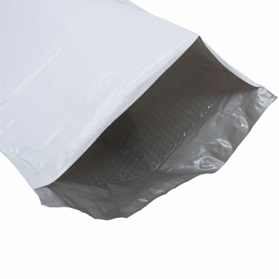 Bubble/Shipping - #7 - 14 1/4" Width x 20" Length - Self-sealing - White - Polyethylene - 1 / Carton