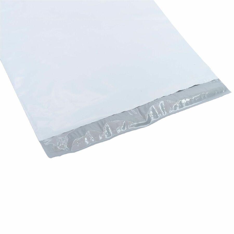 Mailing/Shipping - #5 - 12" Width x 15 1/2" Length - Self-sealing - White - Polyethylene - 1 / Carton
