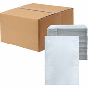 Mailing/Shipping - #5 - 12" Width x 15 1/2" Length - Self-sealing - White - Polyethylene - 1 / Carton