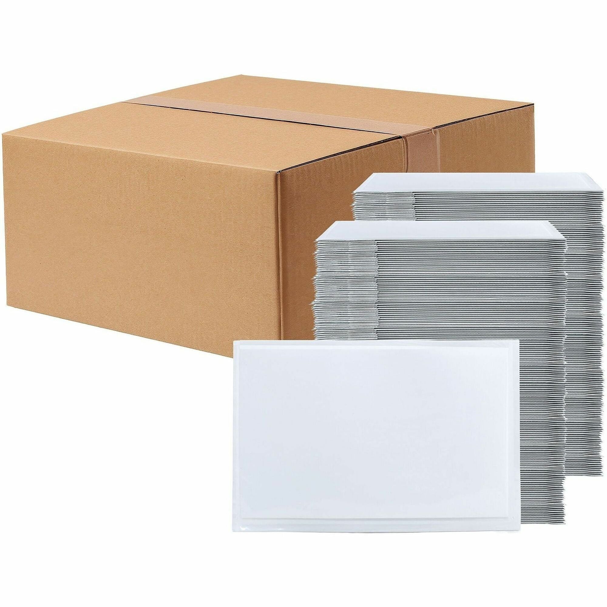 Packing List - 7" Width x 10" Length - Clear - Resin - 1 / Carton