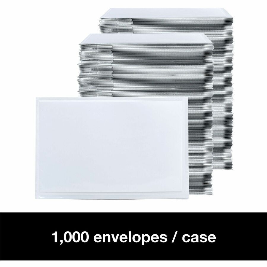 Packing List - 7" Width x 10" Length - Clear - Resin - 1 / Carton