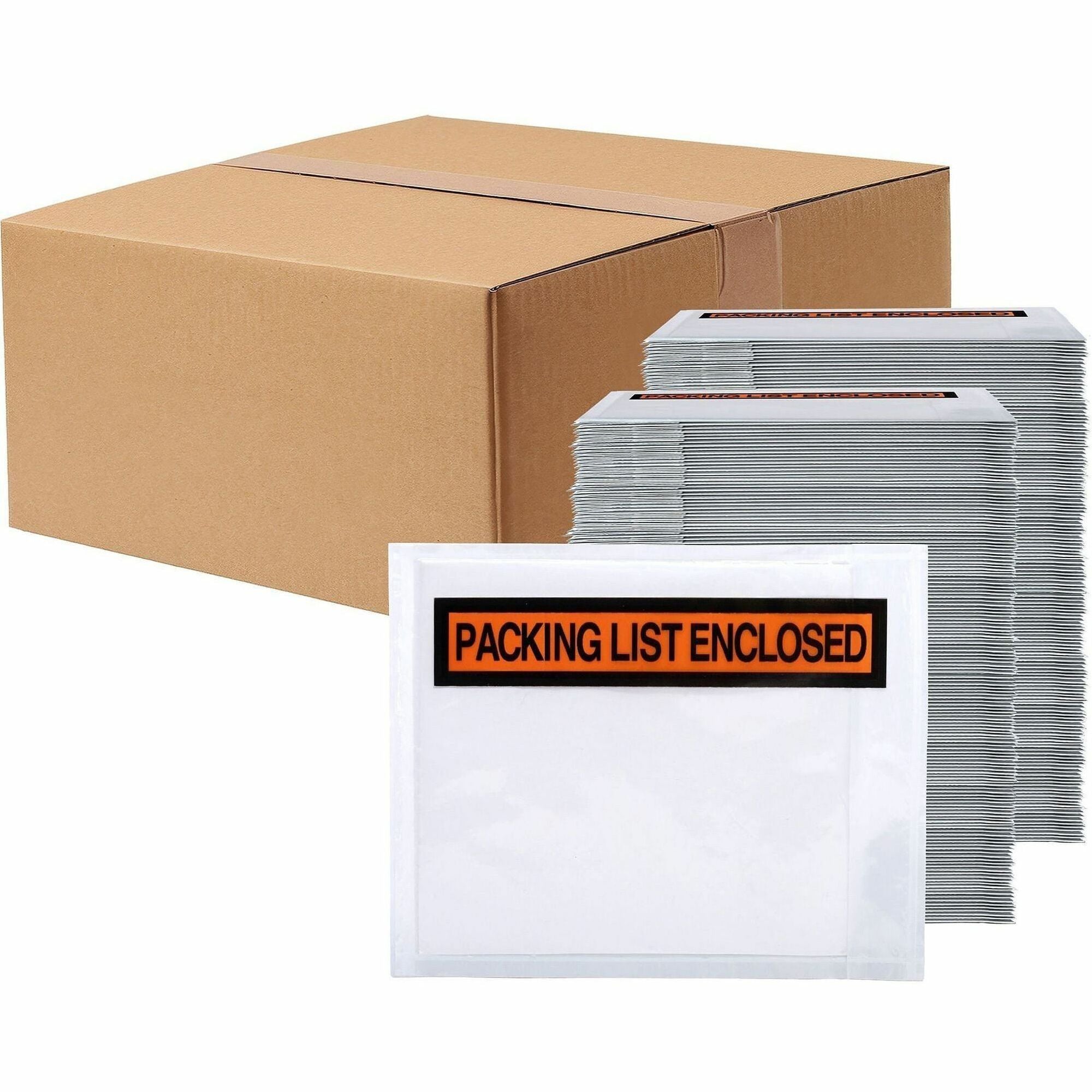 Packing List - 5 1/2" Width x 7" Length - Clear - Resin - 1 / Carton