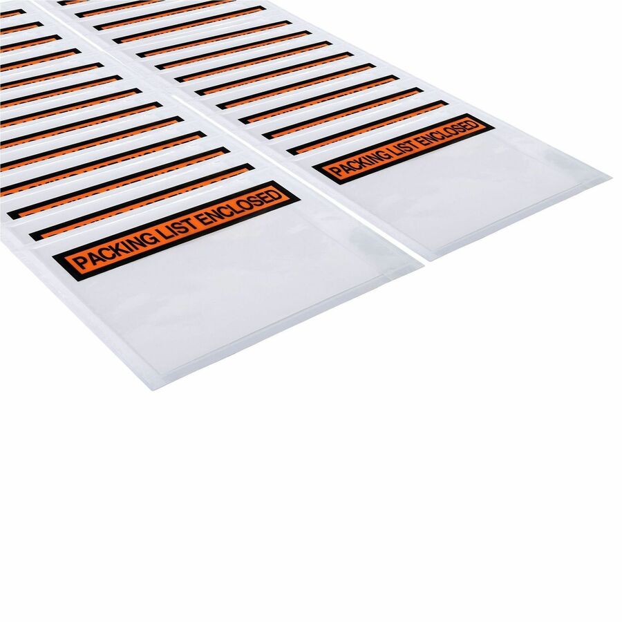 Packing List - 5 1/2" Width x 7" Length - Clear - Resin - 1 / Carton