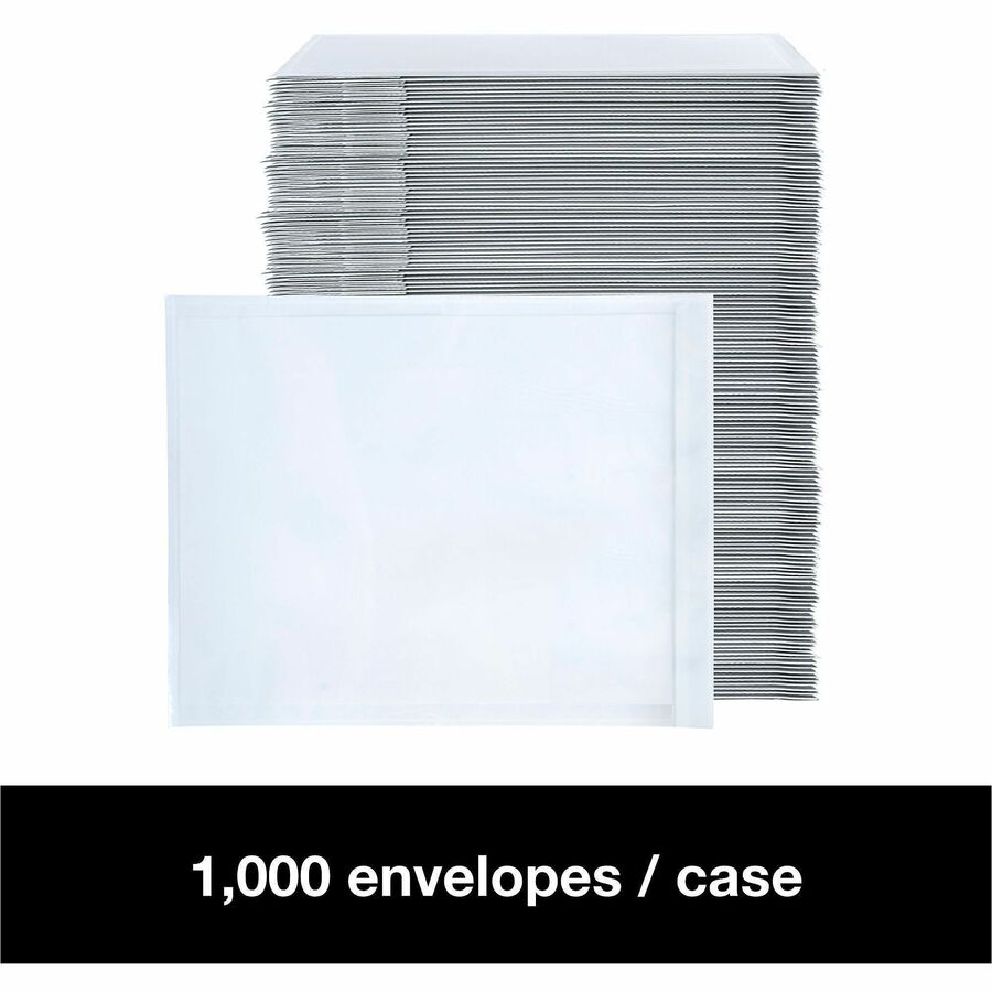 Packing List - 9 1/2" Width x 12" Length - Clear - Resin - 1 / Carton