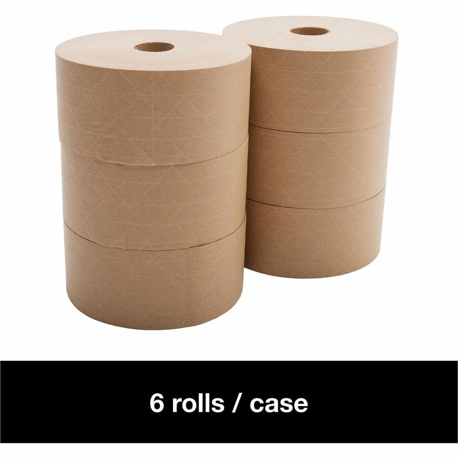 166.67 yd Length x 2.76" Width - Clear - Kraft - Water Resistant, Weather Resistant, Tamper Resistant - For Multipurpose - 1 Carton