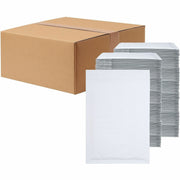 Bubble/Shipping - #0 - 6 1/2" Width x 10" Length - Self-sealing - White - Paper - 1 / Carton