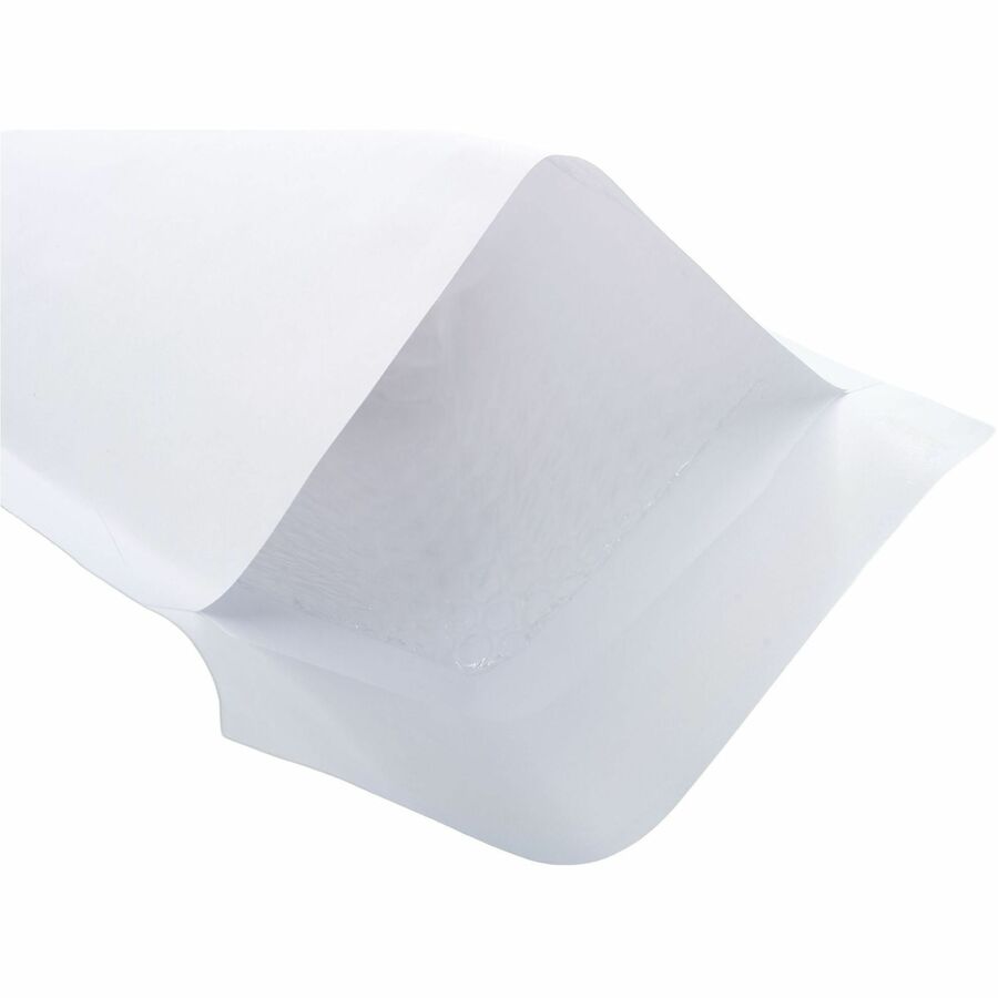 Bubble/Shipping - #0 - 6 1/2" Width x 10" Length - Self-sealing - White - Paper - 1 / Carton