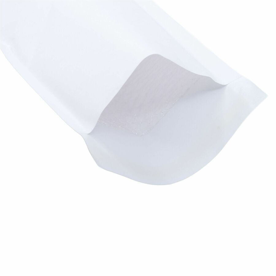 Bubble/Shipping - #00 - 5" Width x 10" Length - Self-sealing - White - Paper - 1 / Carton