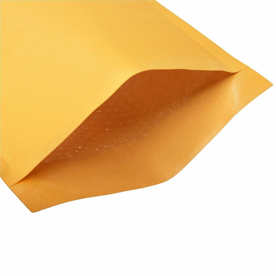 Bubble/Shipping - #4 - 9 1/2" Width x 14 1/2" Length - Self-sealing - Kraft - Kraft - 1 / Carton
