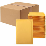 Bubble/Shipping - #5 - 10 1/2" Width x 16" Length - Self-sealing - Kraft - Kraft - 1 / Carton