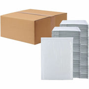 Bubble/Shipping - #0 - 6 1/2" Width x 10" Length - Self-sealing - White - Polyethylene - 1 / Carton