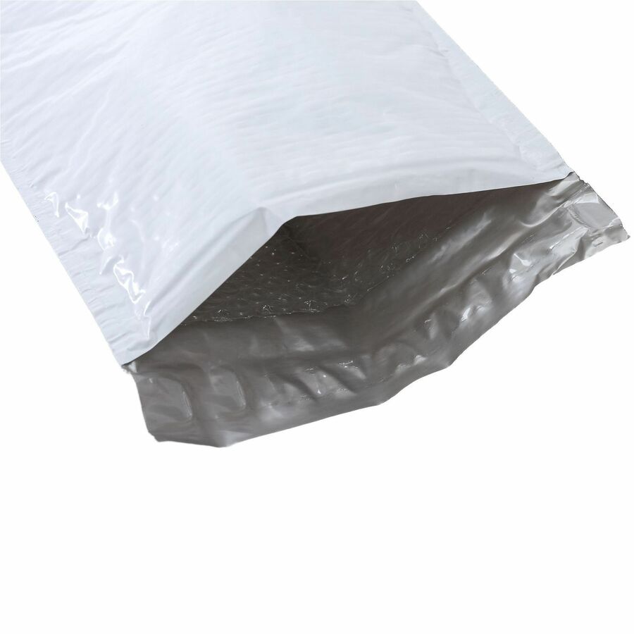 Bubble/Shipping - #0 - 6 1/2" Width x 10" Length - Self-sealing - White - Polyethylene - 1 / Carton