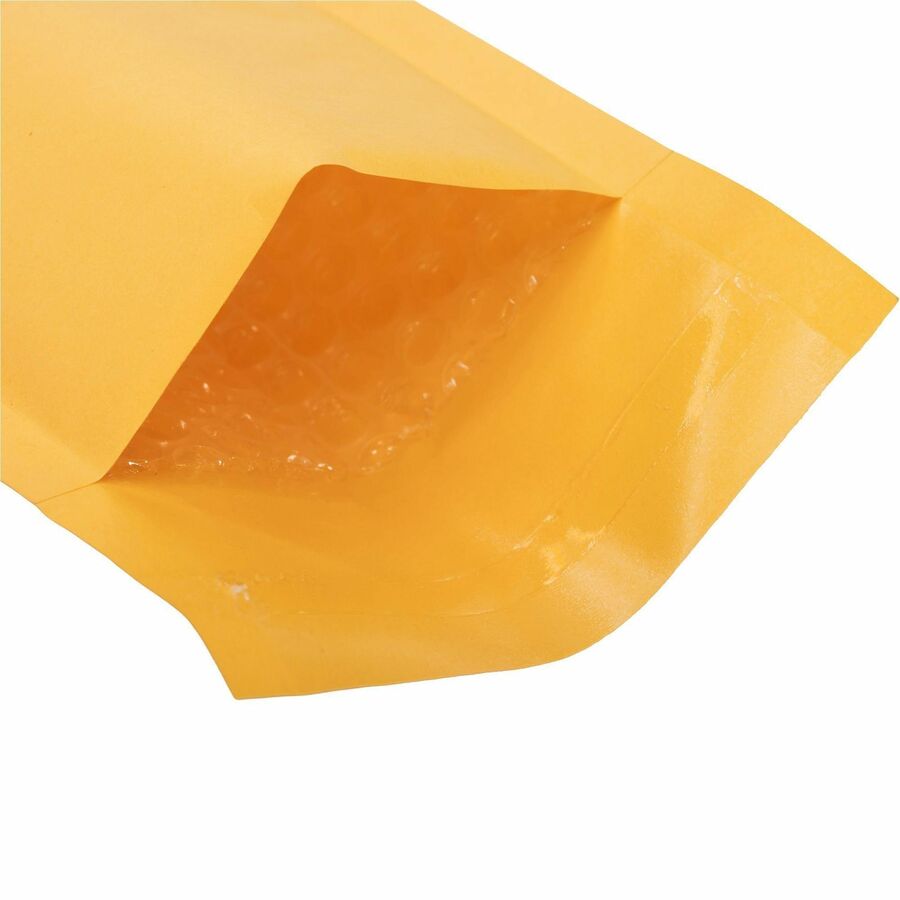 Bubble/Shipping - #000 - 4" Width x 8" Length - Self-sealing - Kraft - Kraft - 1 / Carton