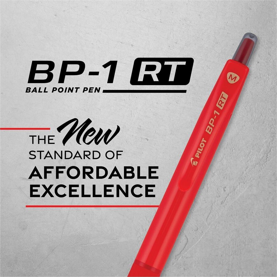 Pen;Ballpoint;Bp1Rt;Red;Med