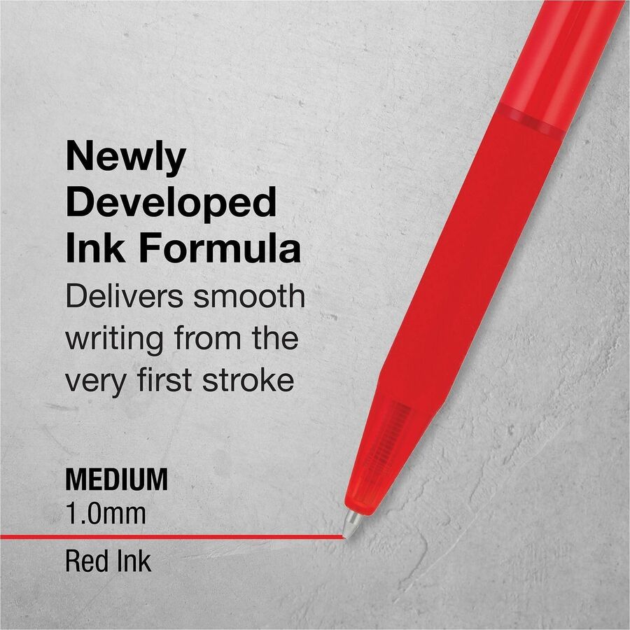 Pen;Ballpoint;Bp1Rt;Red;Med