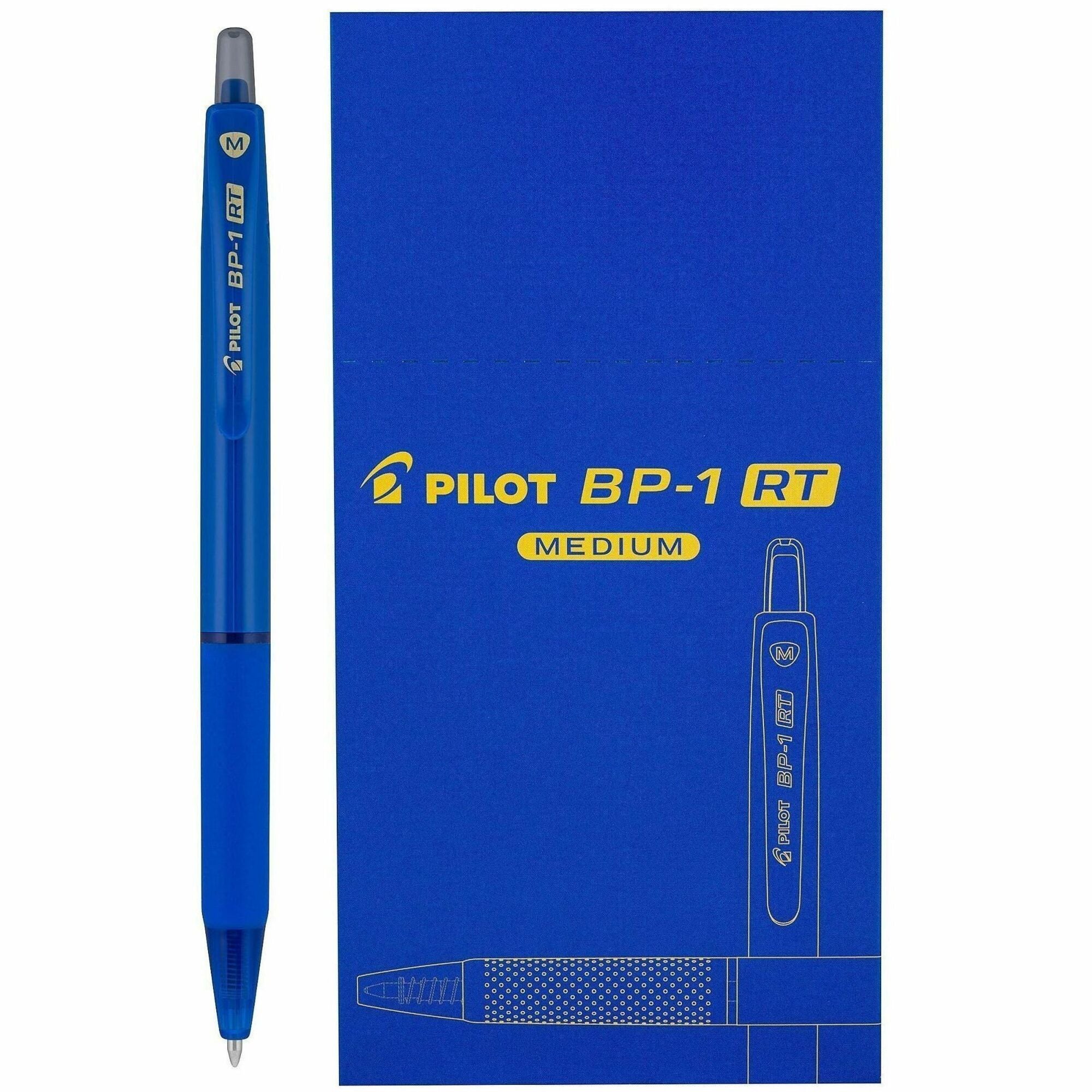 Pen;Ballpoint;Bp1Rt;Blu;Med