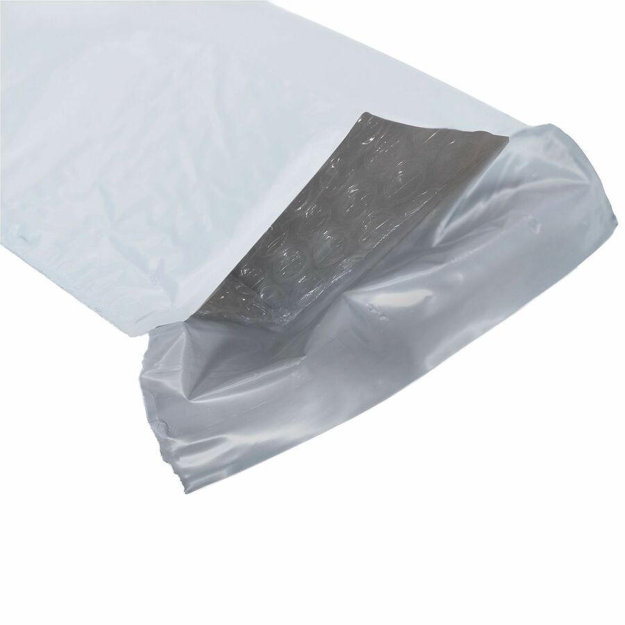 Bubble/Shipping - #00 - 5" Width x 10" Length - Self-sealing - White - Polyethylene - 1 / Carton