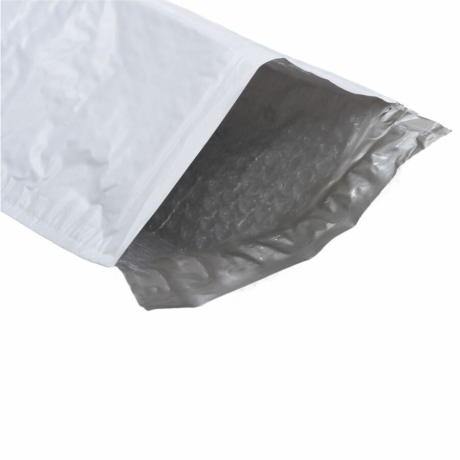 Bubble/Shipping - #1 - 7 1/4" Width x 12" Length - Self-sealing - White - Polyethylene - 1 / Carton