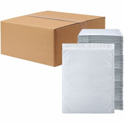 Bubble/Shipping - #2 - 8 1/2" Width x 12" Length - Self-sealing - White - Polyethylene - 1 / Carton
