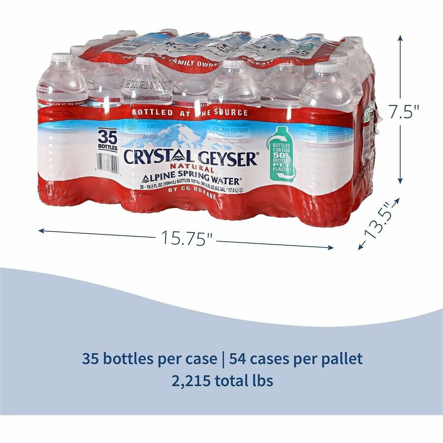 Crystal Geyser Alpine Spring Water
