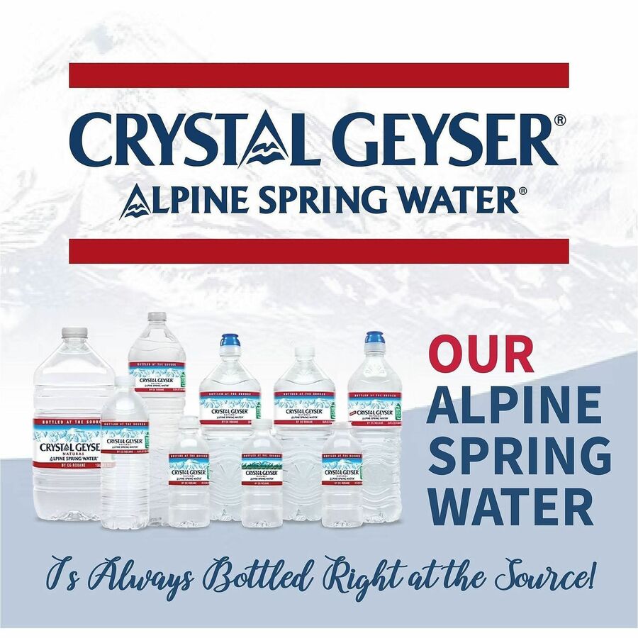 Crystal Geyser Alpine Bottled Spring Water