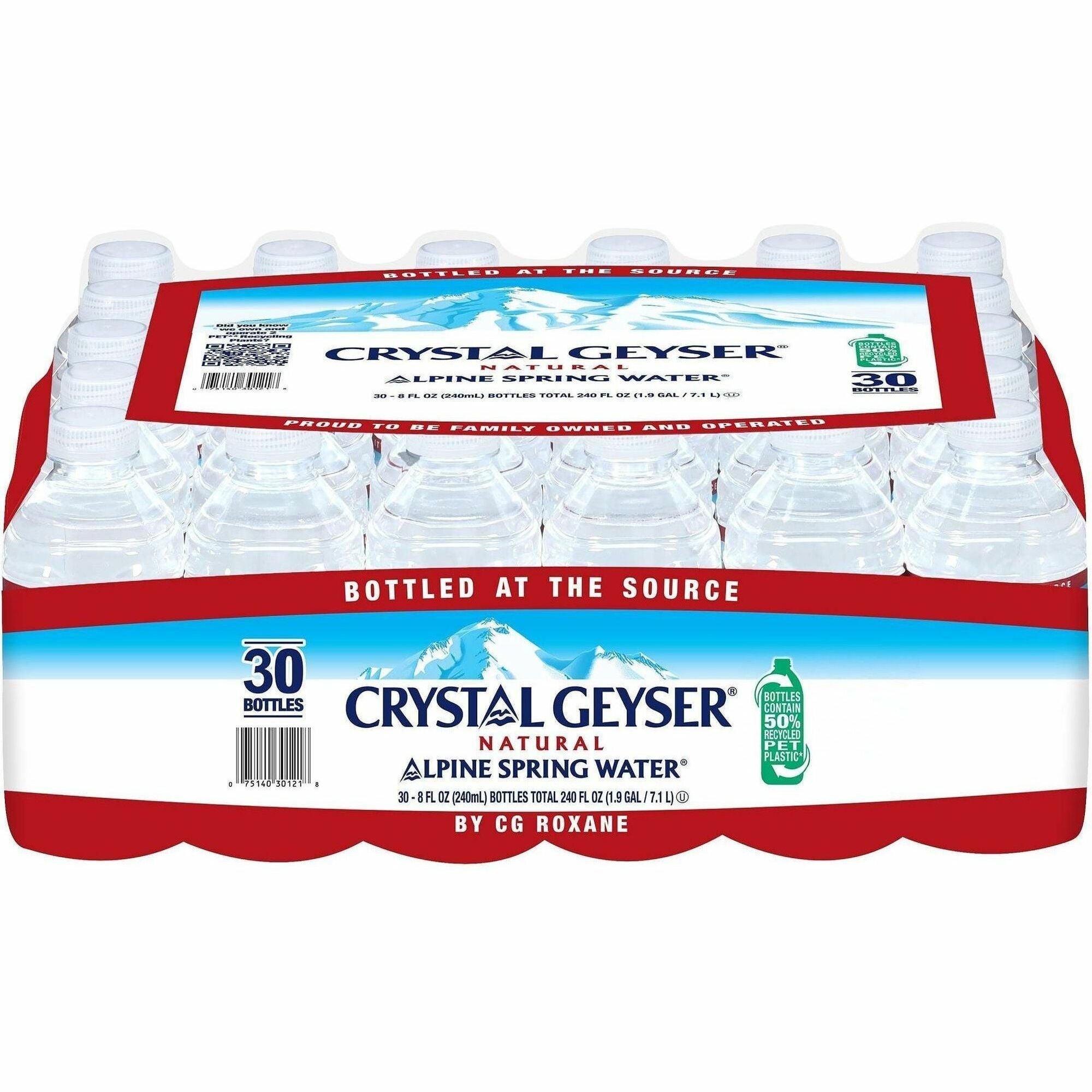 Crystal Geyser Water Alpine Spring Bottled Water