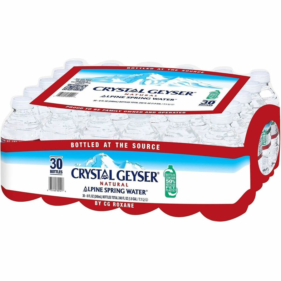 Crystal Geyser Water Alpine Spring Bottled Water