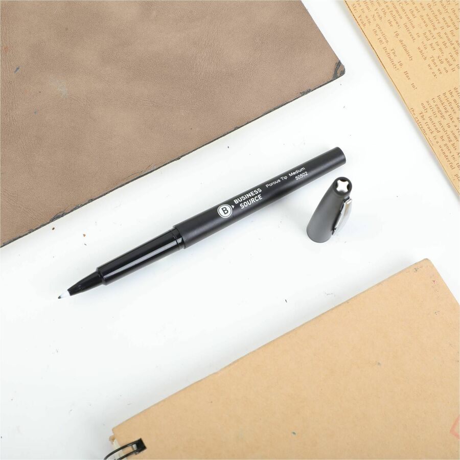 Business Source Porous Point Pens