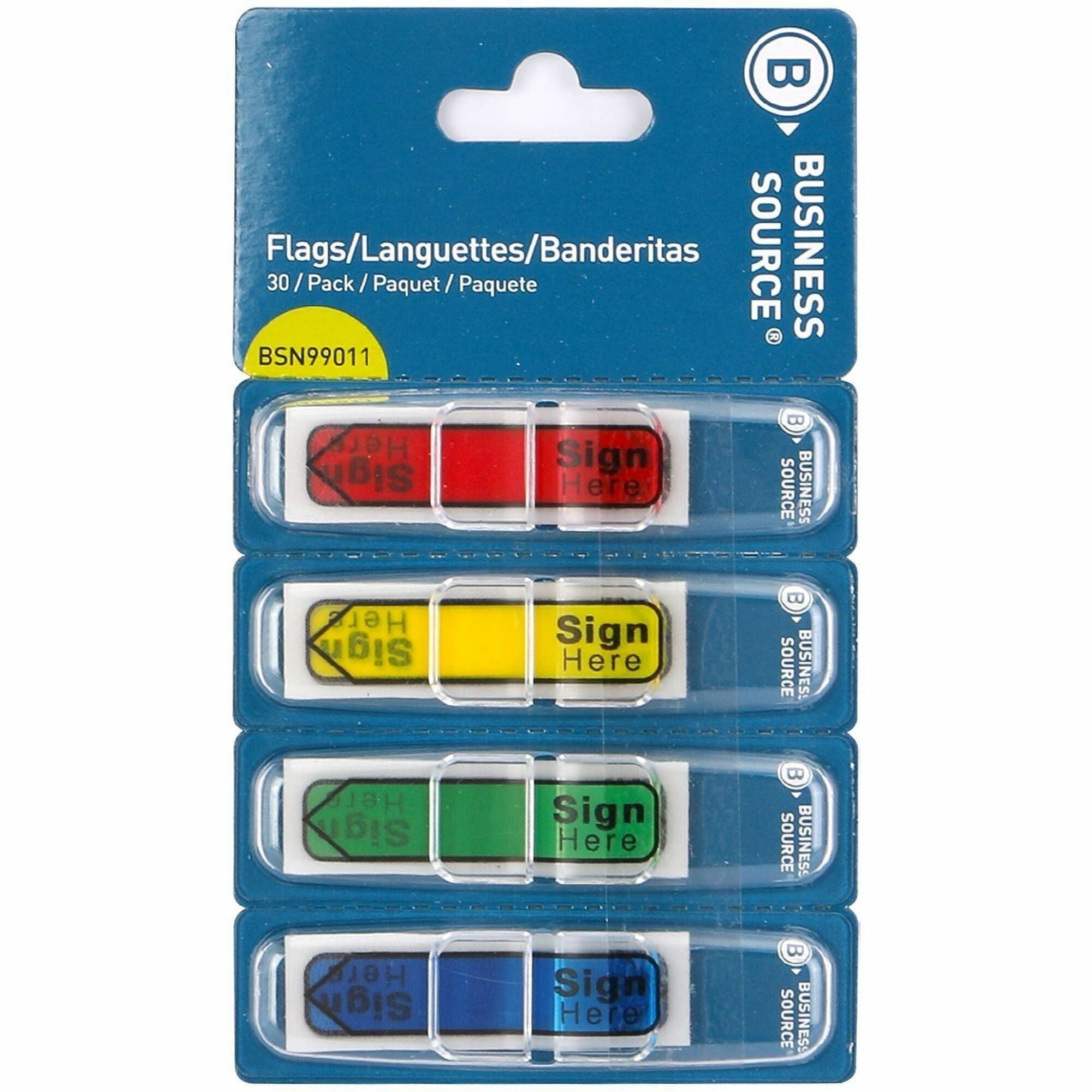 Flag;1/2 Inch;Sign;120/Pk;Ast
