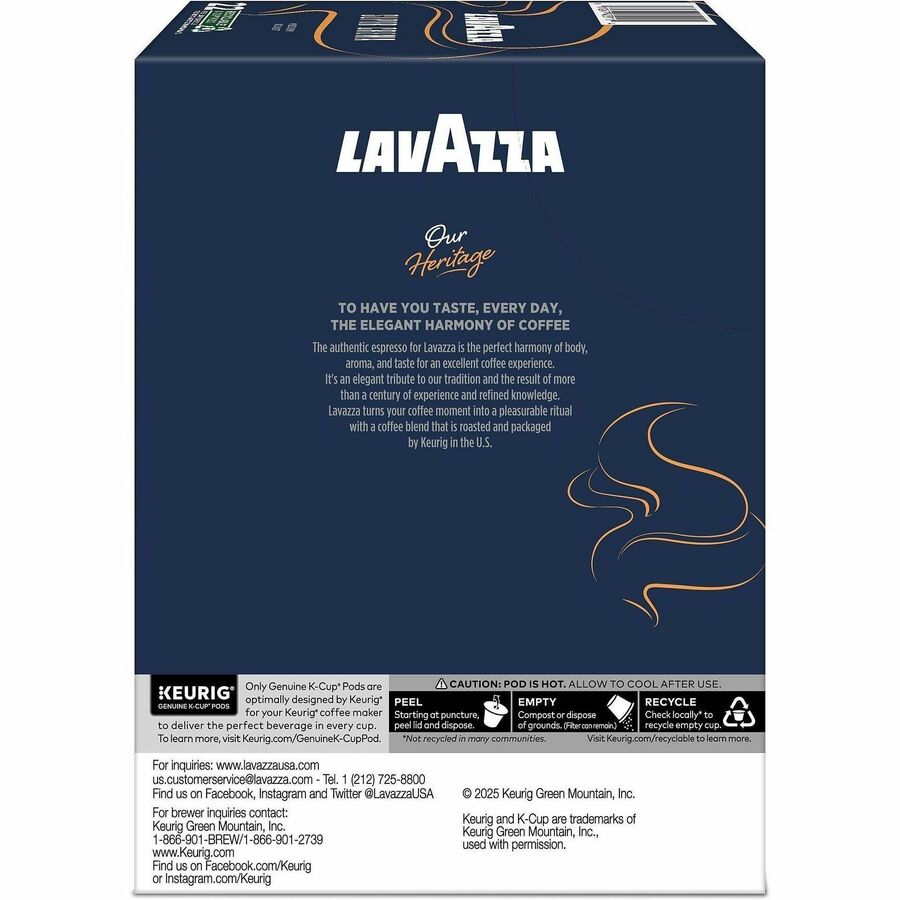 Lavazza K-Cup, Pod, Ground Super Crema K-Cup Coffee Pods