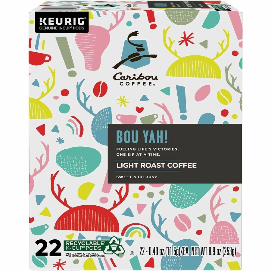 Caribou Coffee&reg; K-Cup, Pod 'Bou Yah! Blend K-Cup Pods