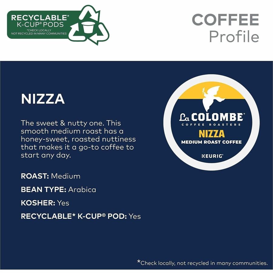 La Colombe K-Cup, Pod, Ground Nizza K-Cup Coffee Pods