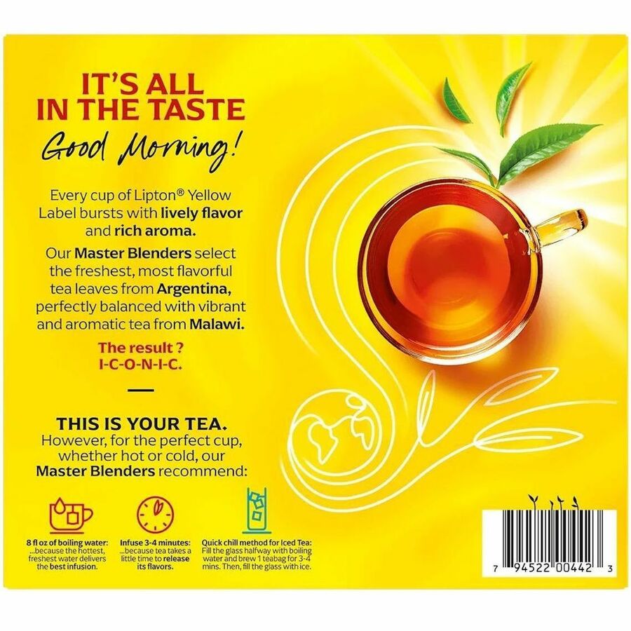 Lipton&reg; Classic Tea Bags Black Tea Tea Bag
