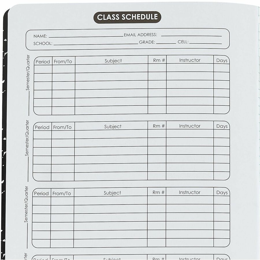 Notebook;Comp;Quad;6Pk;Bk