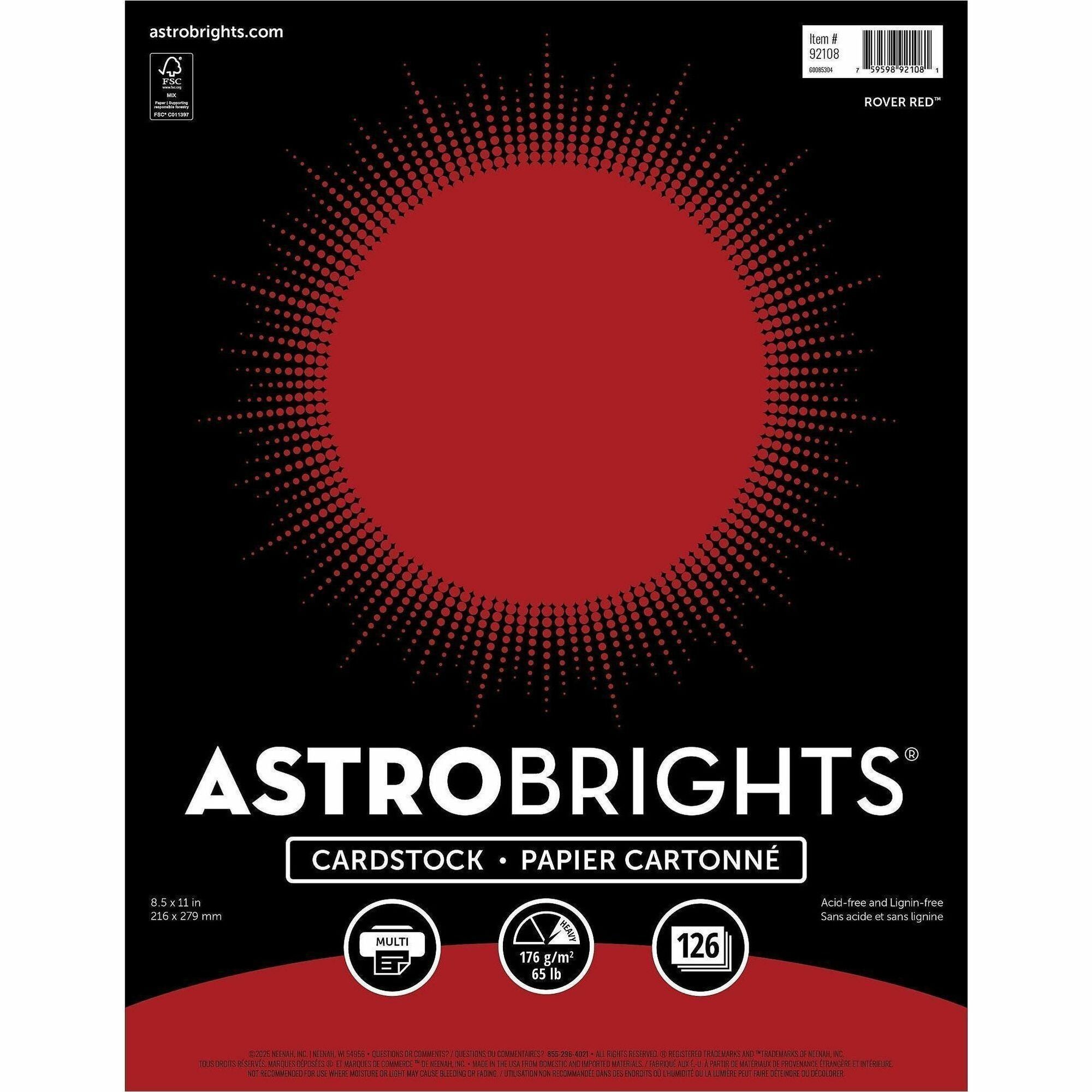 Astro Astrobrights Colored Cardstock