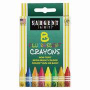 Sargent Art Crayons Fluorescent 8