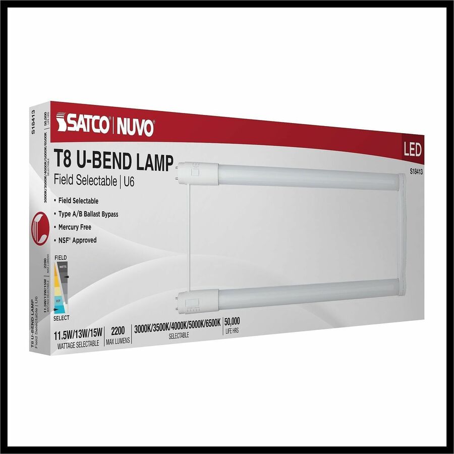 Satco LED Filament U-Bend Bulb