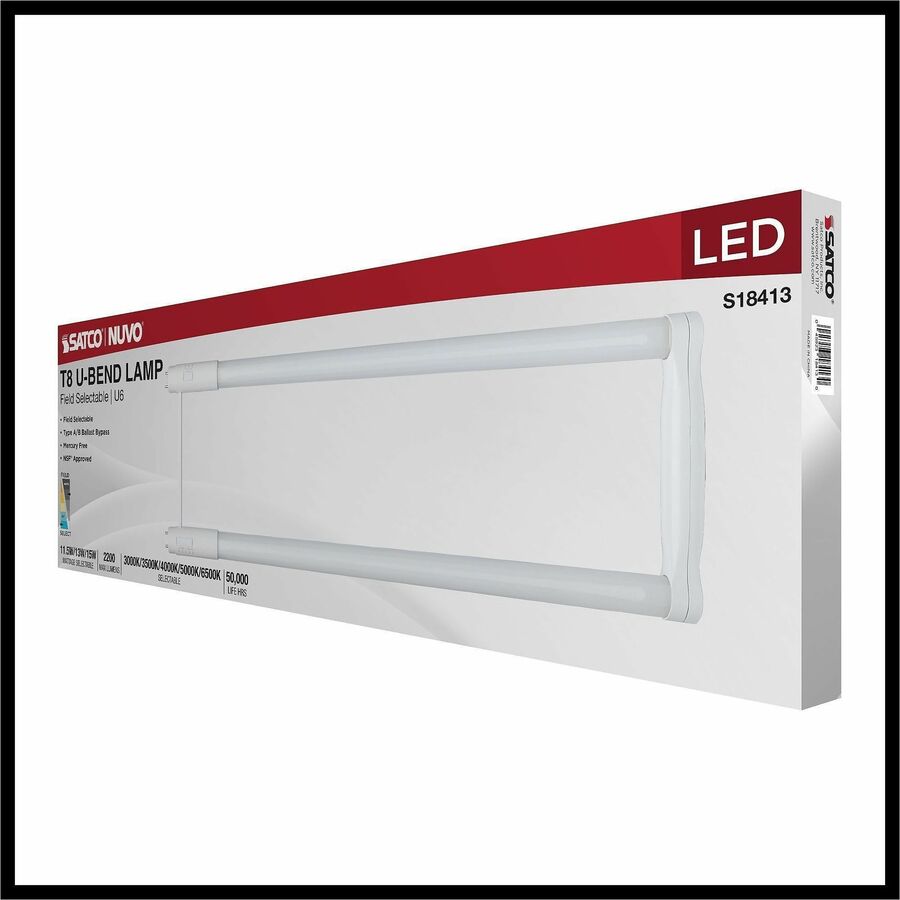Satco LED Filament U-Bend Bulb
