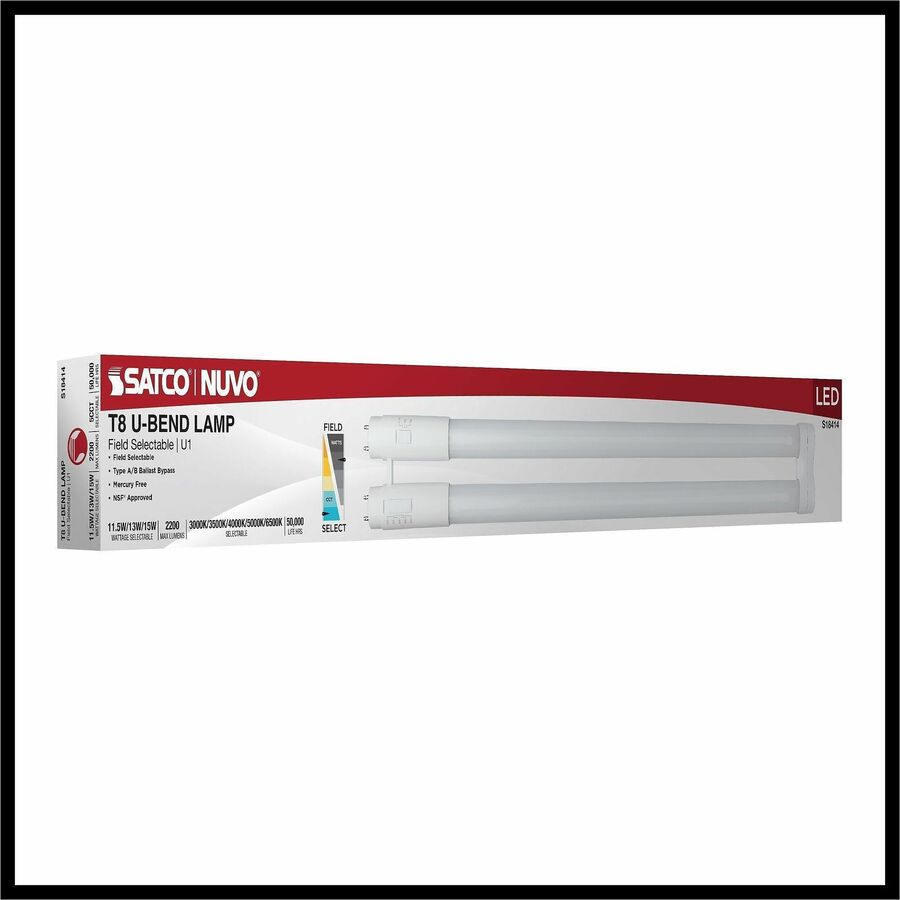 Satco LED Filament U-Bend Bulb