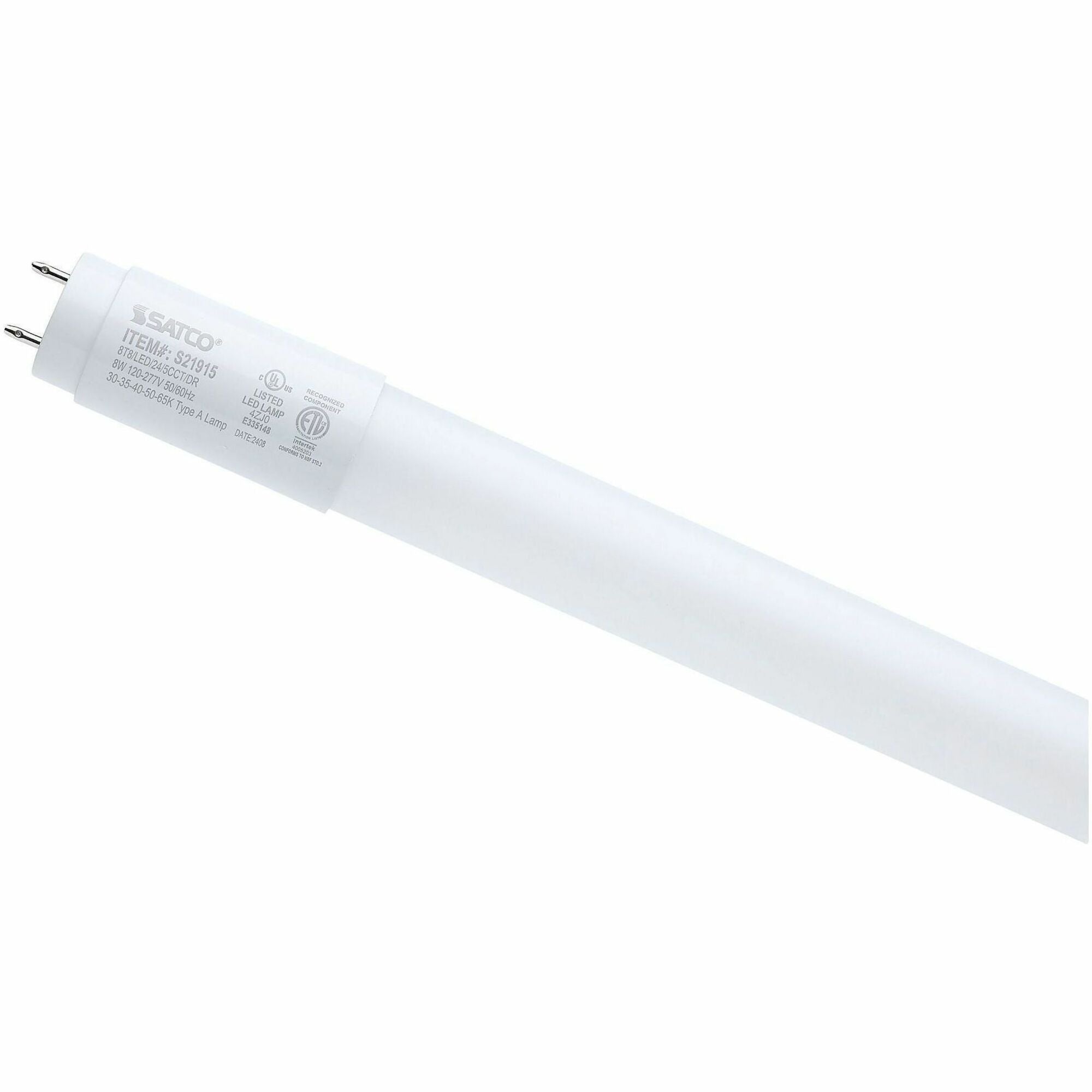 Satco LED Type-A T8 Tube Bulbs