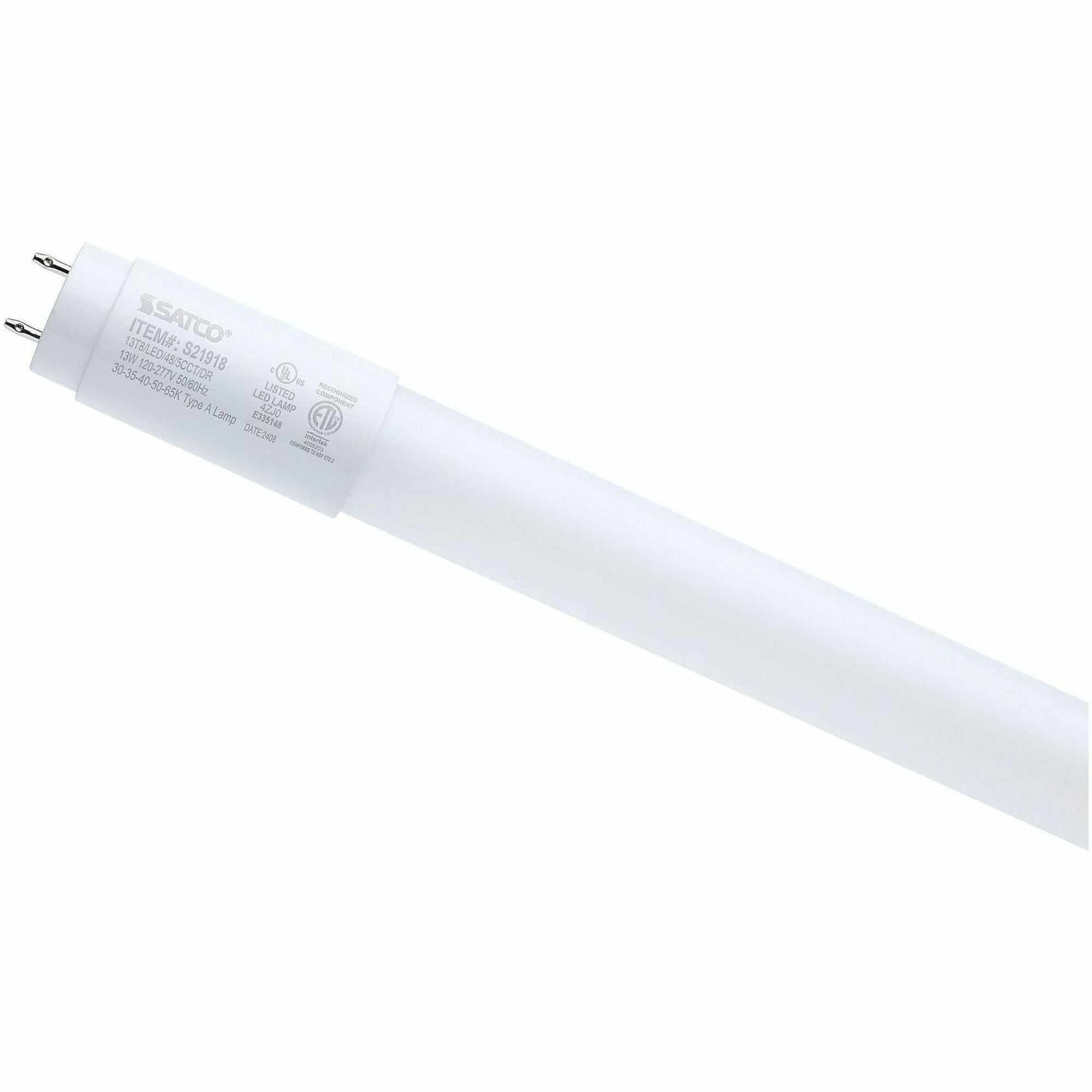 Satco LED Type-A T8 Tube Bulbs