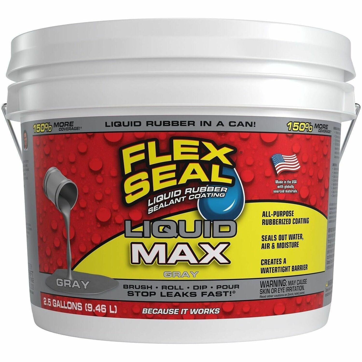 RUBBER;LIQUID;2.5GAL;GRY