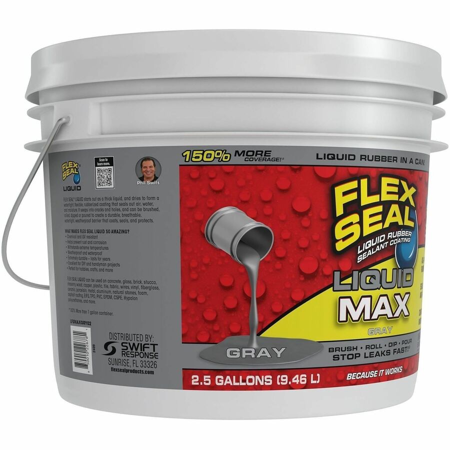 RUBBER;LIQUID;2.5GAL;GRY