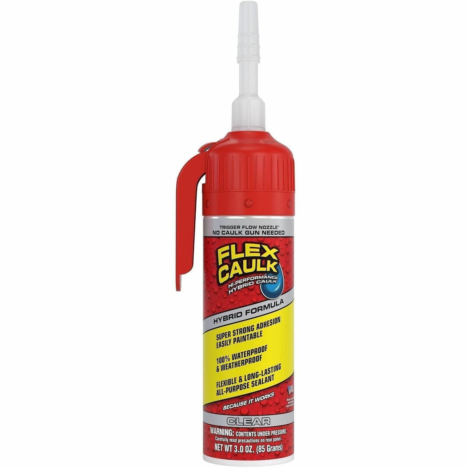 CAULK;HYBRID;3OZ;CLR